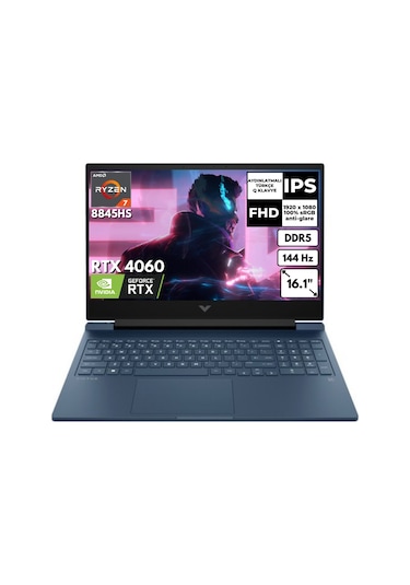 HP Victus 16-S1011NT 9Z791EAAT52 R7-8845HS 48 GB 512 GB SSD 8 GB RTX4060 16.1" W11H Dizüstü Bilgisayar