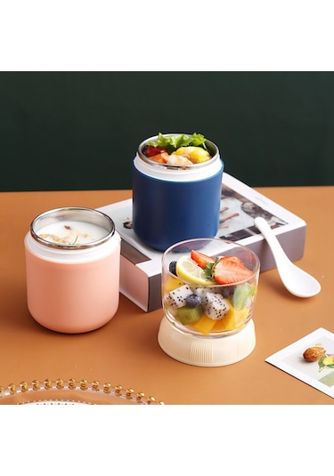 Suntek Öğle Yemeği Kutusu Kabı Yoğurt Kabı Gıda