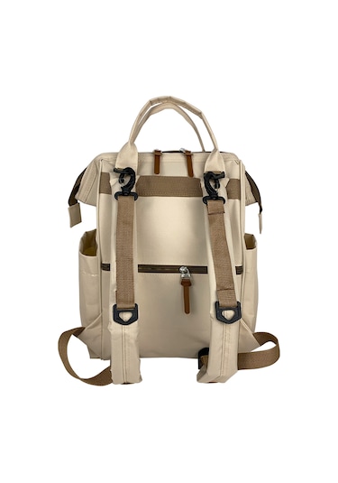 Bye Bye Paris Stylo Anne Bebek Bakım Sırt Çantası Bej