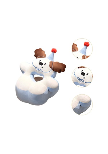 Homyl Ofis Masası Yastık Seyahat Yatak Odası Kanepe Için Çok Kahverengi Kulaklı Battaniye