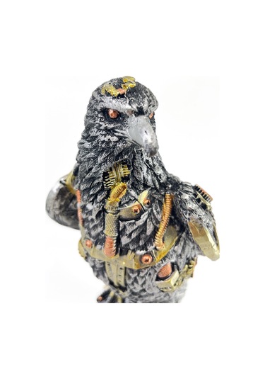 Steampunk Kartal Biblo Heykel