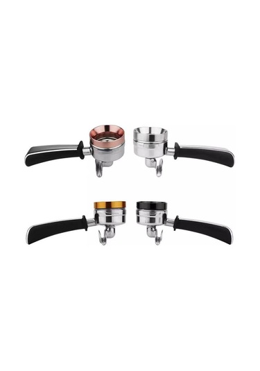 Tenfowee Stainless Steel Manyetik Kahve Ölçüm Huni 51mm Gümüş - Uçak Kahve İçin Tam Ölçüm, Toz Kaybını Önleyen, Temizlenmesi Kolay Tutucu Diğer