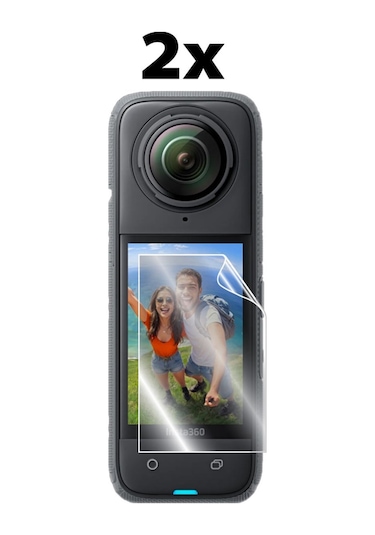Insta360 X4 360 Action Kamera İle Uyumlu Ipg Hydrogel Ekran Koruyucu 2 Adet
