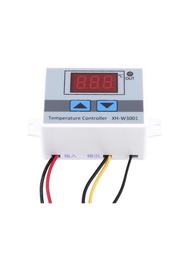 Yaozixa Xh-3001 Beyaz Dijital Sıcaklık Kontrol Cihazı -50 C/+110 C Aralığı 0.1 C Hassasiyetli Abs Kasa Ac220v