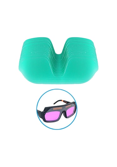 Homyl 10x Pc Solar Kaynak Kaskı İç Tek-parça-gözlük