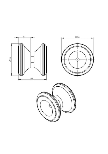 Cam Kapı Tokmağı Kolu - Cam Kulpları