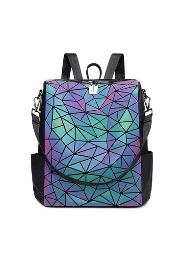 Zyzqstore Parlak Kadın Sırt Çantası, Omuz Askılı Standart, Çıkarılabilir Standart