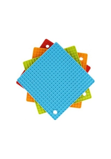 Kalburabastı Kalıbı Silikon Petek Desenli Kare Şekillendirici Çok Renkli