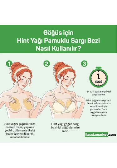 Göğüs Hint Yağı Sargı Bezi - A-b Cup