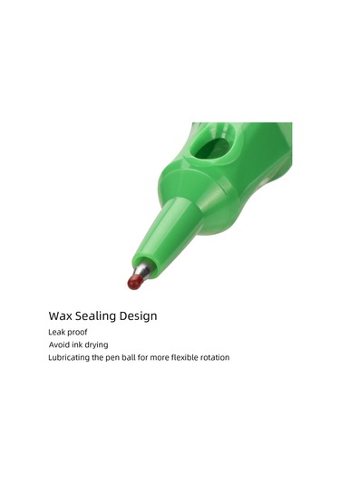 Mufunye Tükenmez Kalem, Basınç Elastik Silikon Kesim Çizgisi Hissi Uygulaması, Yeşil 300g 0,5mm Dolum Kartuşu