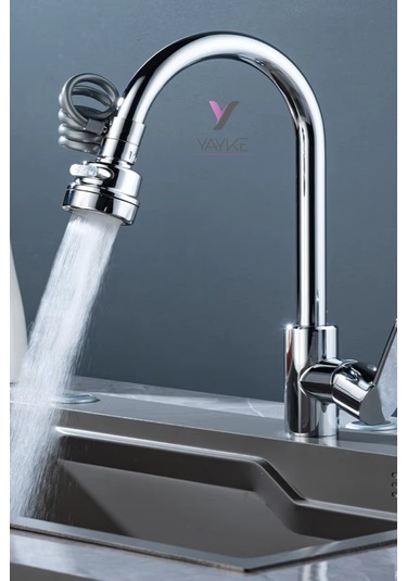 Yeni Lavabo Musluğu 360 Derece Dönme Filtresi Uzatma
