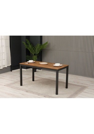 Yemek Masası 140x70x75 Cm Antrasit Gri