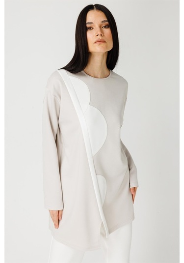 Oysh Kumaş Pantolon Bluz Takım Taş-taş Taş