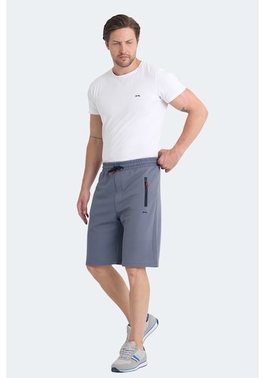 Slazenger Osaku 2 Li Set Erkek Şort Lacivert - Koyu Gri