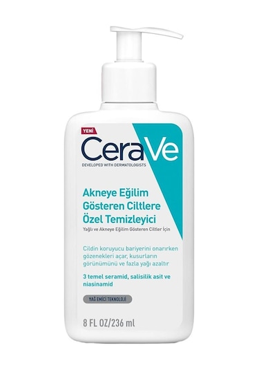 Cerave Akneye Eğilim Gösteren Ciltlere Özel Temizleyici 236 ML