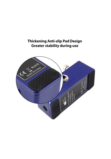 Suofeng Mavi Çinko Alaşım Kasa, Gerçek Bypass Anahtarlı Elektro Gitar Efekt Pedalı, Hız/derinlik Kontrollü