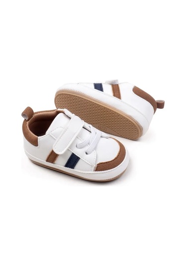 Yenidoğan Bebekler İçin Tabanlı Pinetki Spor Ayakkabılar 419168026 Beyaz