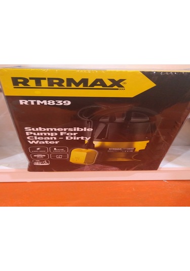 Rtrmax Rtm839 Temiz Kirli Su Dalgıç Pompası Yeni Ürün