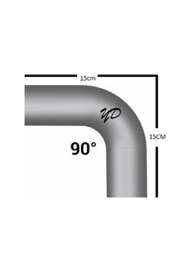 Üniversal Silikon 90° Dirsek Hortumu 4 Kat Polyester 15X15Cm 450141494