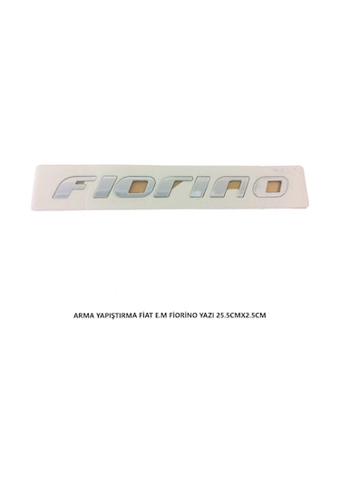 Fiat Fiorino Arma Bagaj Yazısı E.m. Yapıştırma 25cmx2.5cm 1516