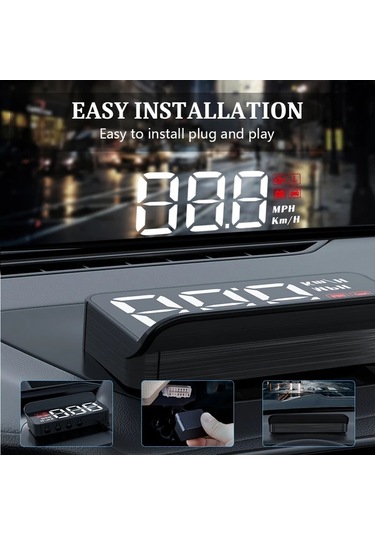 Willowhaven M3 Obd2 Hud Baş Üstü Ekran Tüm Araçlar Hız Yakıt Kilometre Bilgisayarı