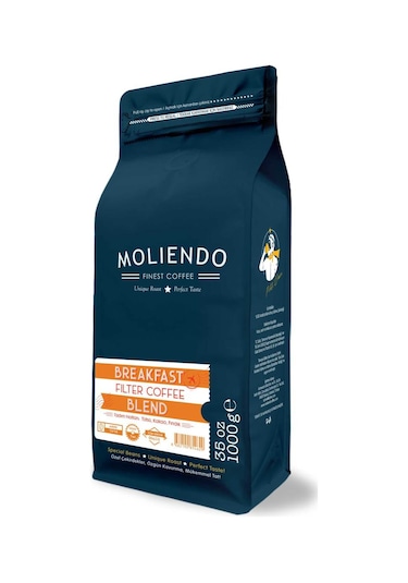 Moliendo Breakfast Blend Çekirdek Filtre Kahve 1 KG