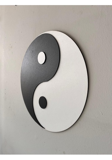 Yin Yang Duvar Dekorasyon Tablo Yüksek Kalite Mdf 30x30 Cm