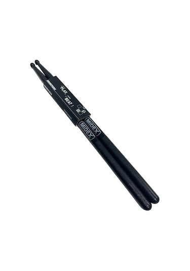 Midex Gfk-801bk 5a Bateri Baget Kırılmaz Polyemid Siyah Renk Davul Bageti 5a Drumsticks