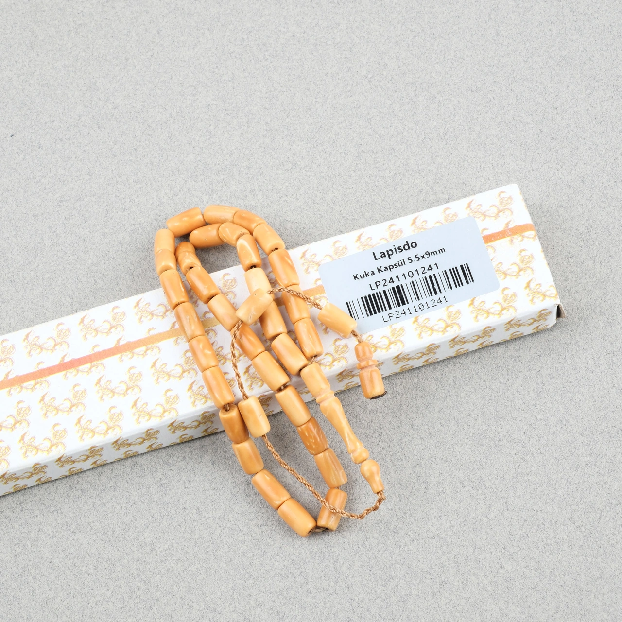 Kuka Kapsül Kesim 5.5x9mm Tesbih Açık Kahverengi