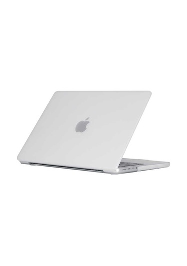 Noktaks - Macbook Pro 14.2 2023 A2779 Uyumlu - Kılıf Alt Ve Üst Koruyucu Msoft Mat Kapak - Renksiz - T26272 Şeffaf