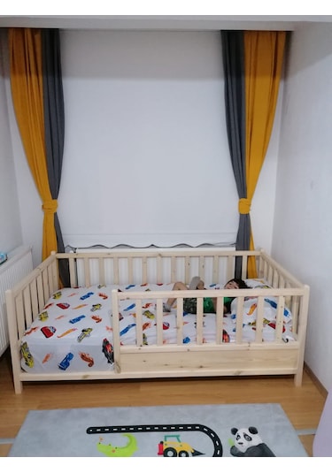 Babykinder Baby Kinder Roofless Montessori Doğal Bebek Ve Çocuk Karyolası