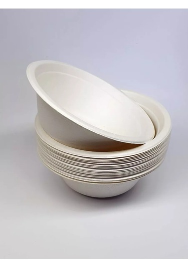 Klık-pıknık Bambudan Yapılmış Çorba Kasesi, 500 Ml, 20 Adet, Biorazlable Bambudan Yapılmış Çorba Kasesi, 500 Ml Hacmind 100 adet