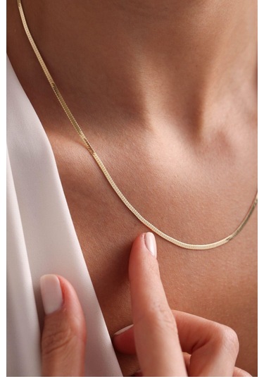 Gianfranco Parlak Ezme Gurmet Zincir Kolye 45 Cm