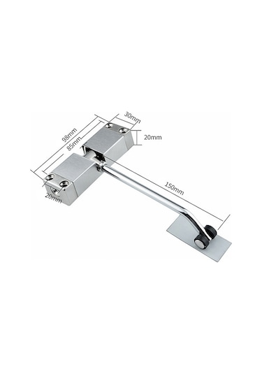 Paslanmaz Çelik Basit Kapı Kapatıcı Ev Otel Ofis Otomatik Yay Kapı Kapatıcı Cihaz Pratik Donanım Araçları Kolay Kurulum Kapı Kapatma Cihazı