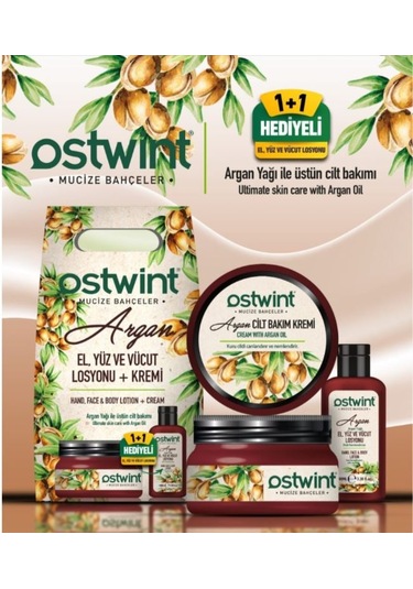 Ostwint Mucize Bahçeler Argan Özlü Cilt Bakım Seti