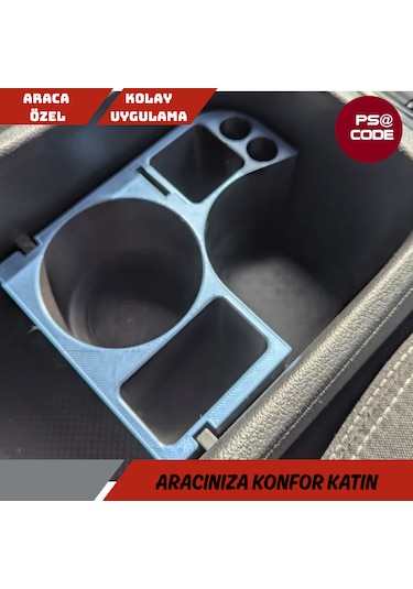 Skoda Karoq Orta Konsol Bardaklık-organizer-düzenleyici 001