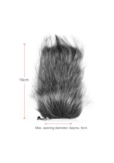 Skycıty Mikrofon Rüzgar Kalkanı, Evrensel Tip, Girdaplı Ayarlanabilir