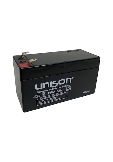 12V 1.3 Ah Unıson Kuru Bakımsız Akü N11.151