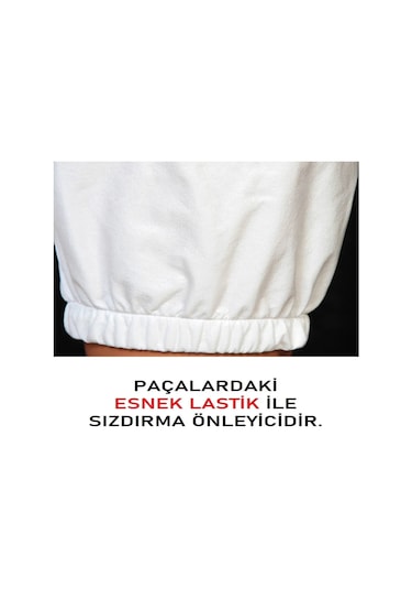 Benlife %100 Pamuk - Paçalı Yıkanabilir Lastikli Hasta Külodu S