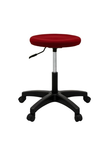 Türksit Tabure Dökme Sünger File Plastik Ayak Kırmızı Kırmızı