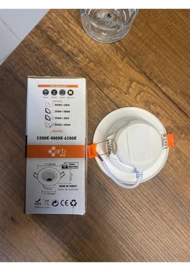 Ares Group 7w 3 Renk Spot Lamba 3200k-4000k-6500k