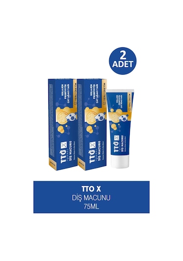 Tto X Probiyotik Diş Macunu 75 Ml 2 Adet