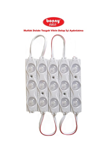 Mutfak Dolabı Tezgah Vitrin Dolap İçi Aydınlatma Led Günışığı 5li