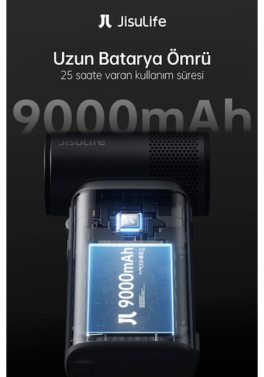 Jisulife Handheld Fan Ultra 2 9000mah Dark Gray