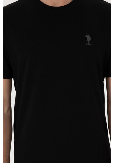 U.s. Polo Assn. Erkek T-shirt G081gl011-000-2102597 Siyah