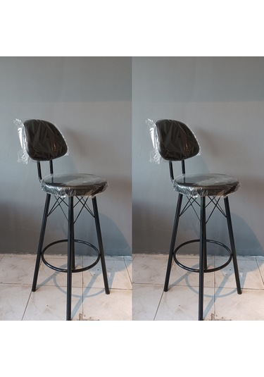 Bar Sandalyesi Bar Taburesi Mutfak Sandalyesi Cafe Sandalyesi (530714200) Siyah