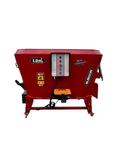 Burkon 1.8 M³ Çift Helezon Ev Elektrikli Yem Karma Makinası