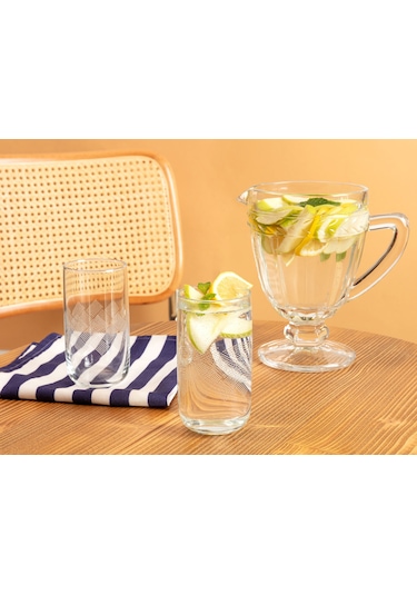 Madame Coco Musette White Rugs 4'Lü Meşrubat Bardağı Seti 365 ML