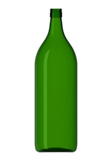 1 Adet Plastik Kapaklı 2 Litre Cam Şişe Şarap Zeytinyağı Su Şişes