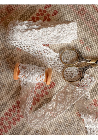 Sweet Night Pamuklu Dantel 5 Metre 2,5 Cm 393994896